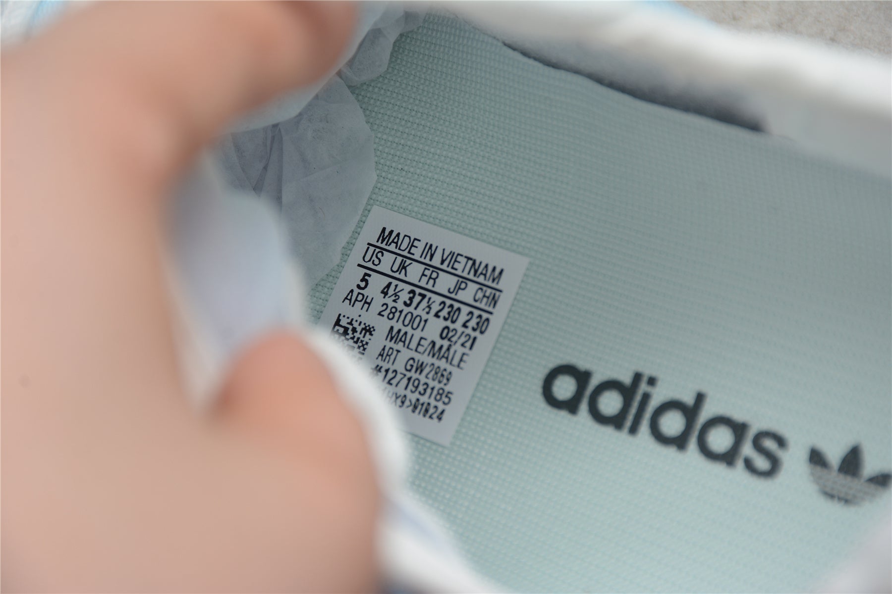 Adidas Yeezy 350 – Azul / Blanco