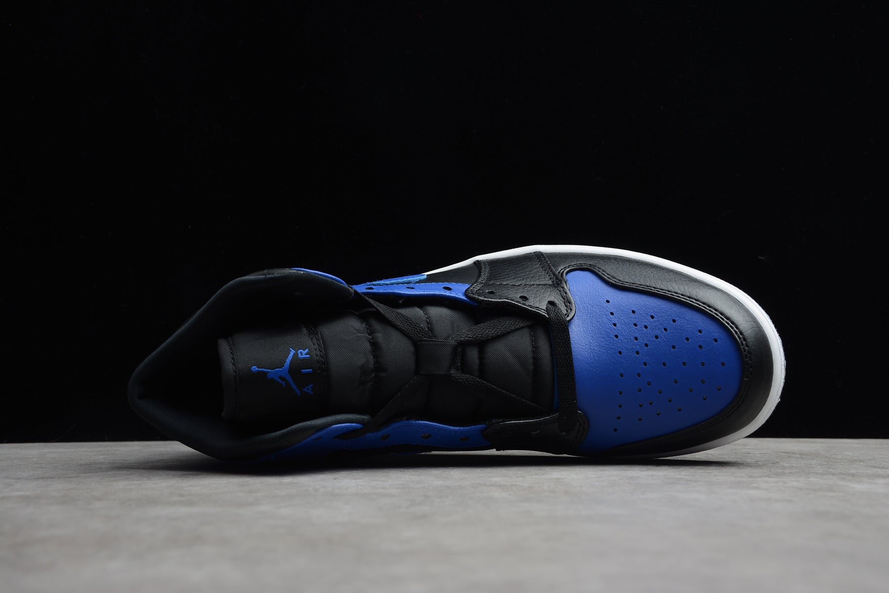 Air Jordan 1 Mid – Negro / Azul Oscuro