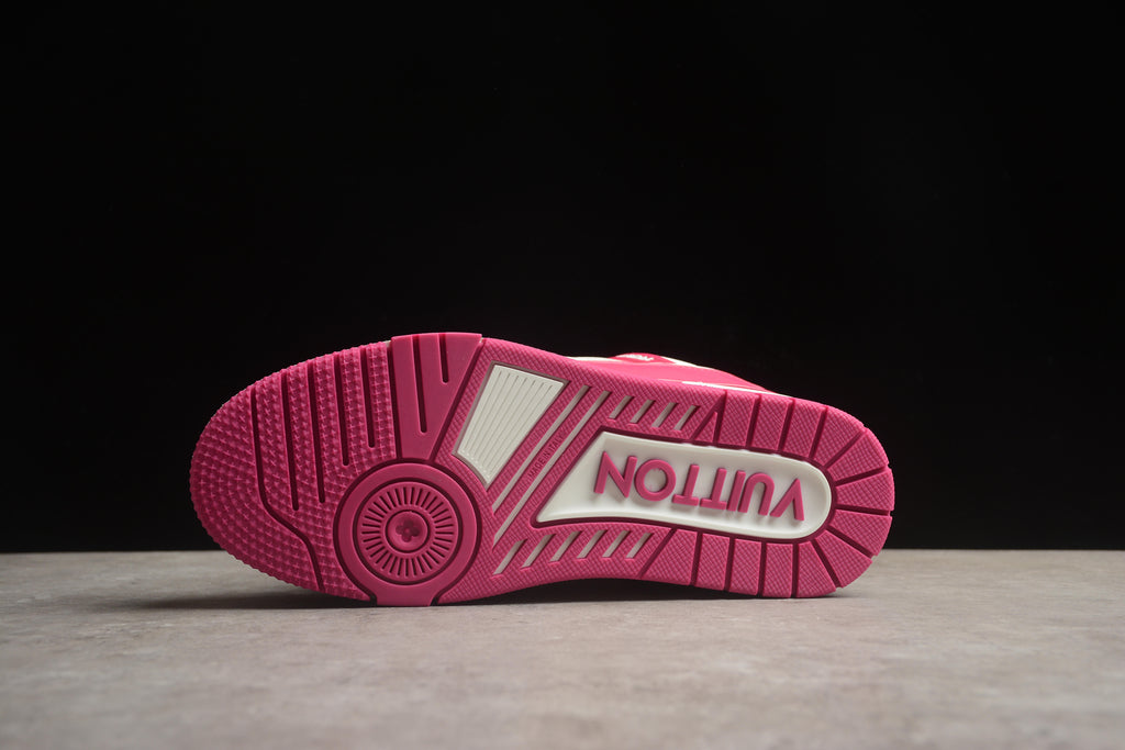 Louis Vuitton Trainer Low – Rosa / Blanco