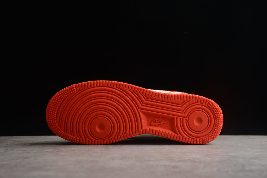 Air Force 1 Low LV – Blanco / Rojo