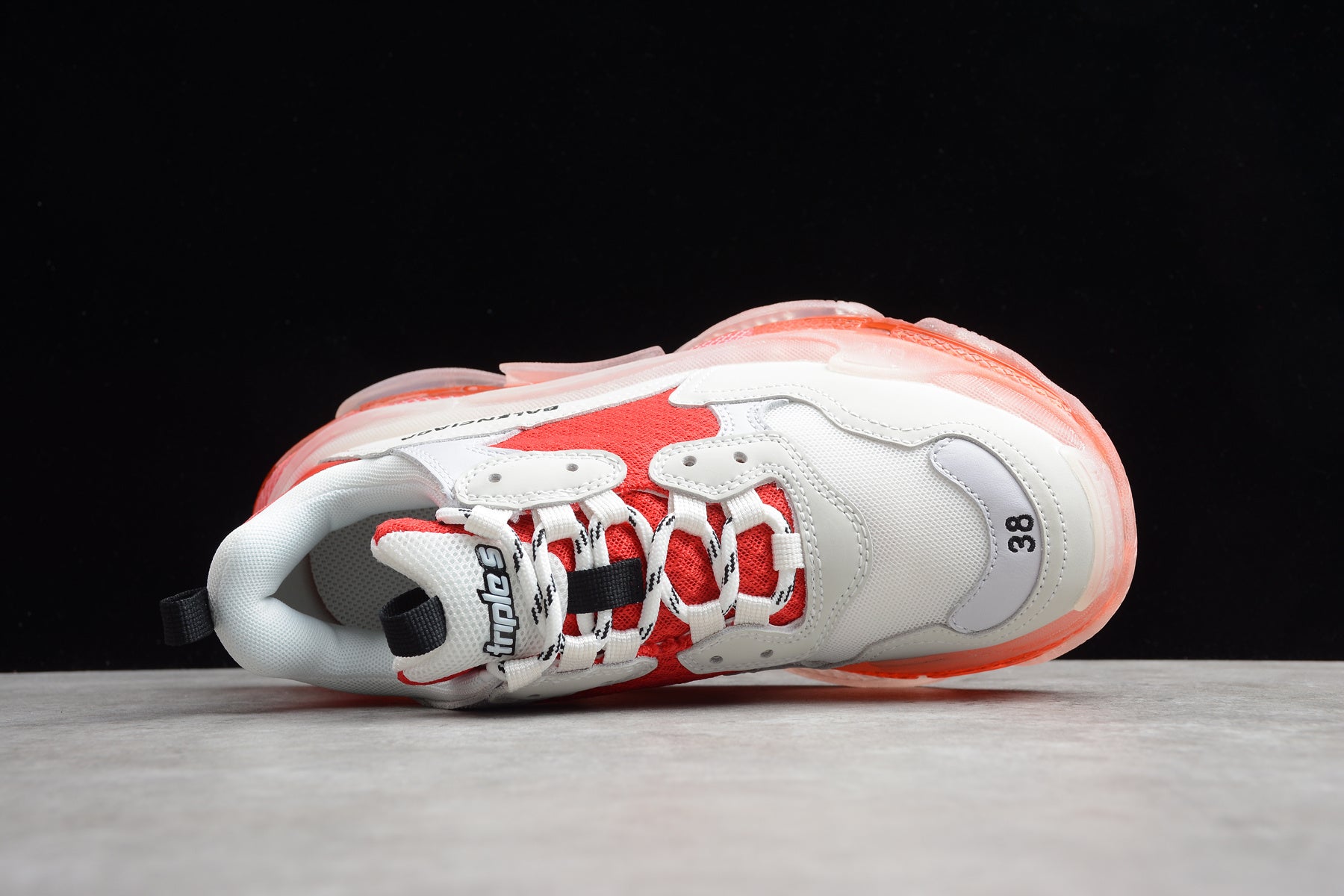 Balenciaga Triple S – Blanco / Rosa / Negro