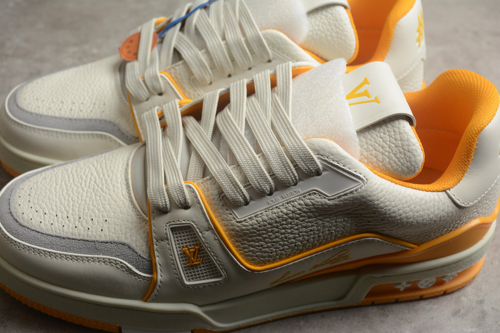 Louis Vuitton Trainer Low – Blanco / Amarillo
