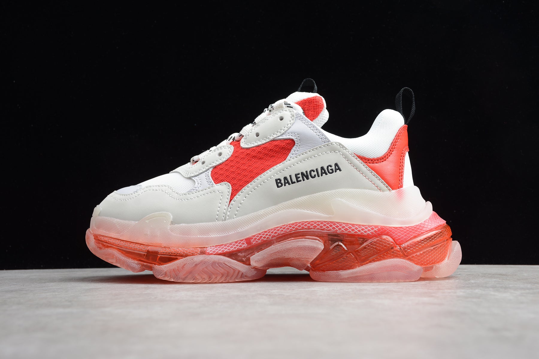 Balenciaga Triple S – Blanco / Naranja