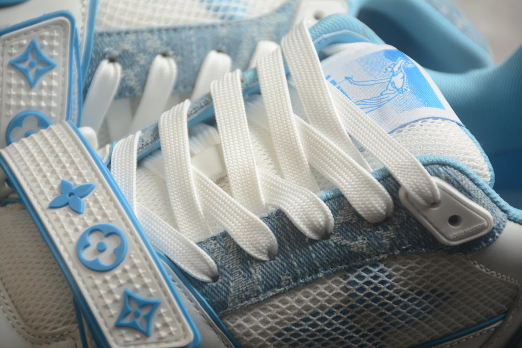 Louis Vuitton Trainer Low – Azul / Blanco