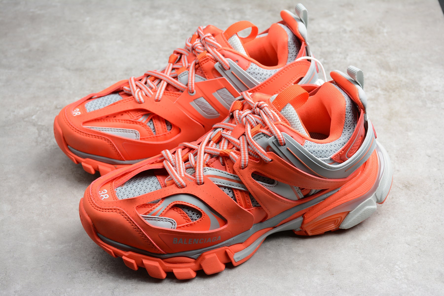 Balenciaga Track – Naranja / Gris