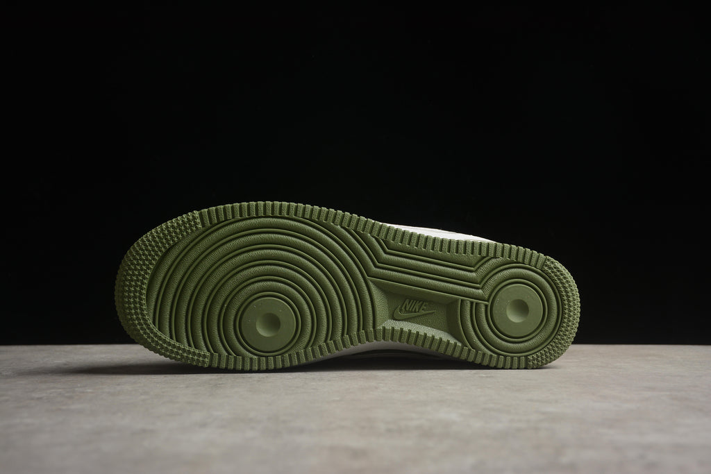 Air Force 1 Low – Gris / Verde Oscuro
