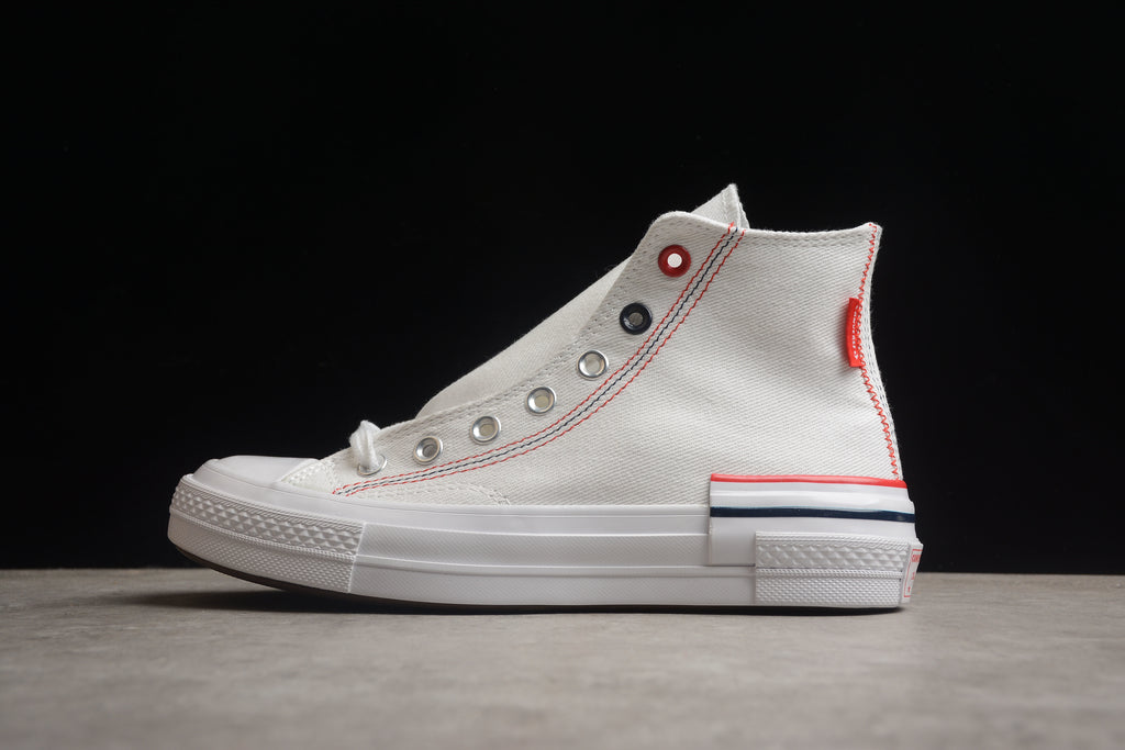 Converse Chuck 70 – Blanco / Rojo