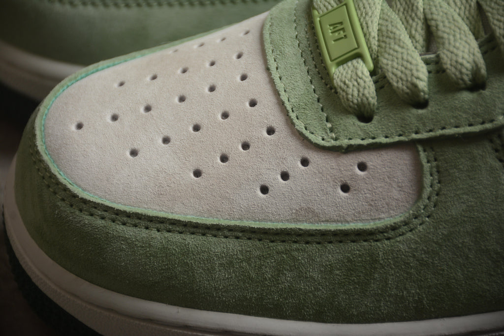 Air Force 1 Low – Verde / Gris / Naranja
