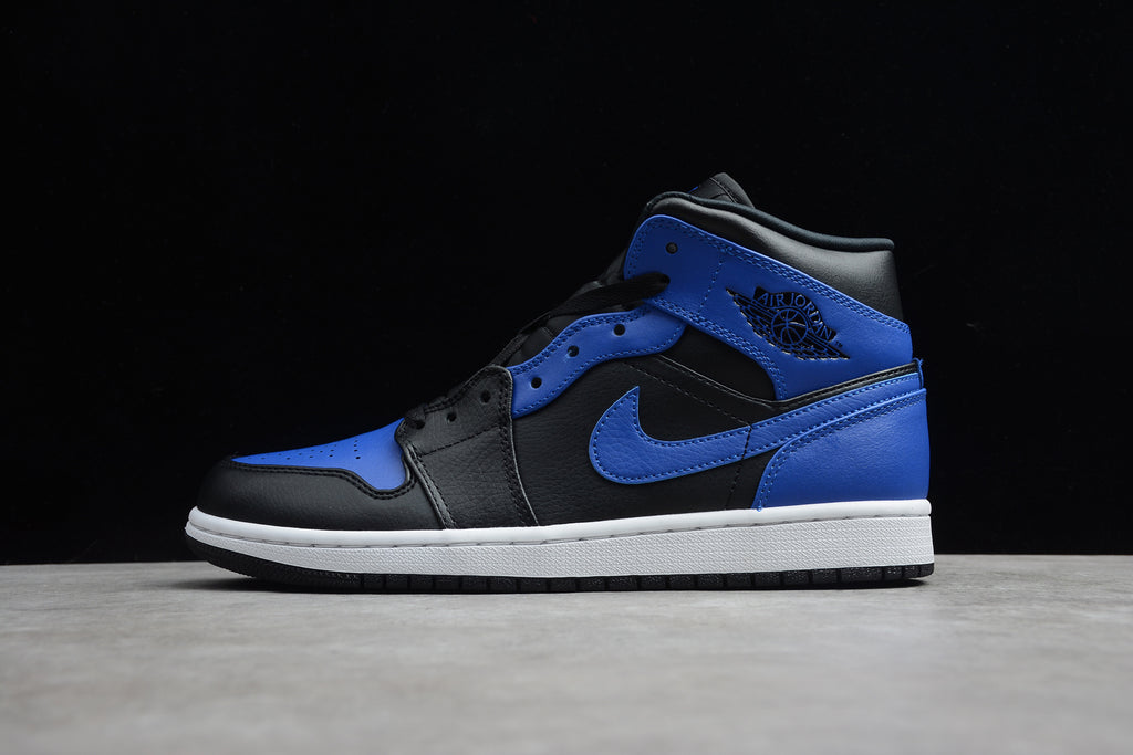 Air Jordan 1 Mid – Negro / Azul Oscuro