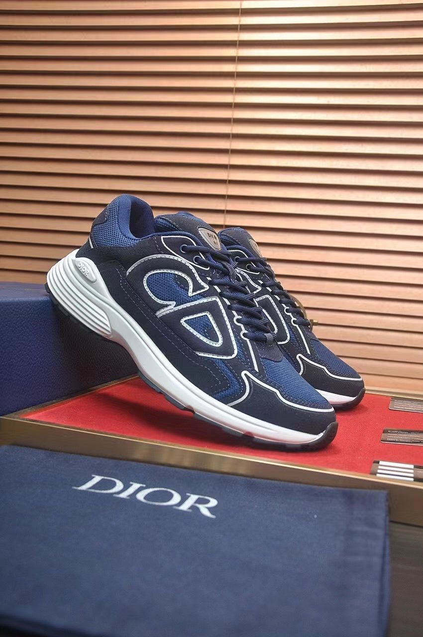 Dior B30 – Azul Oscuro / Blanco