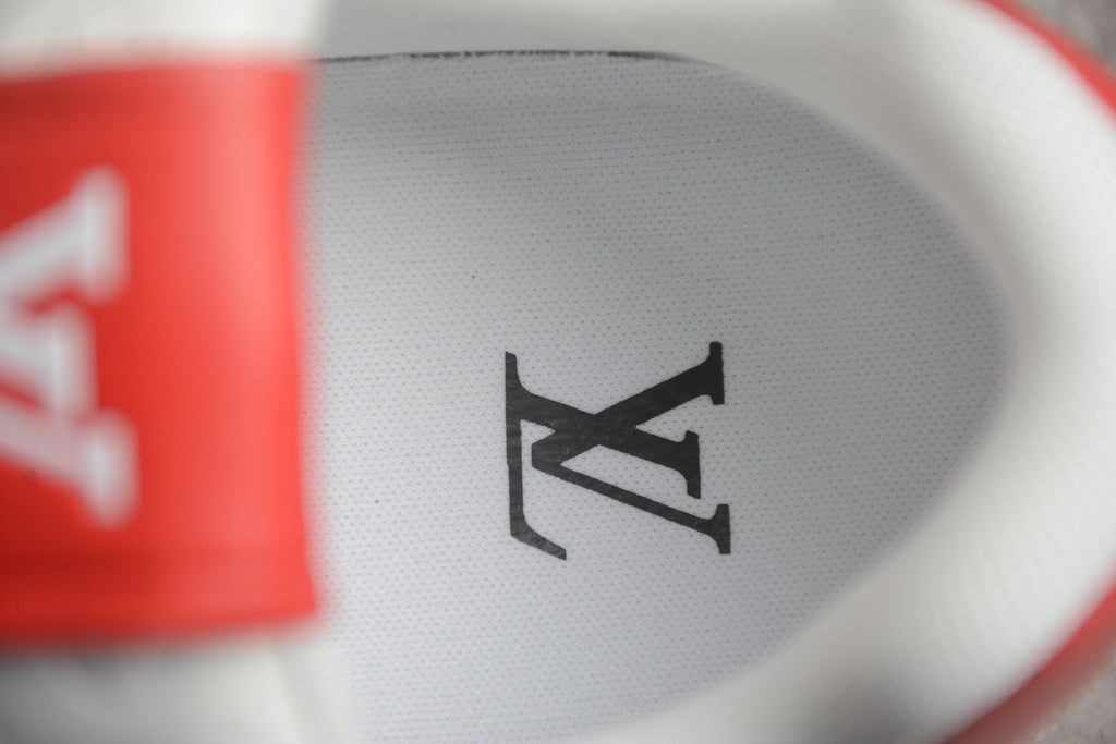 Louis Vuitton Trainer Low – Rojo / Blanco