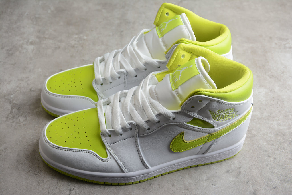 Air Jordan 1 Mid – Amarillo / Blanco