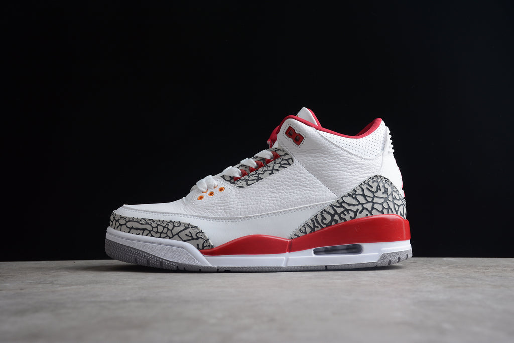 Air Jordan 3 – Blanco / Rojo