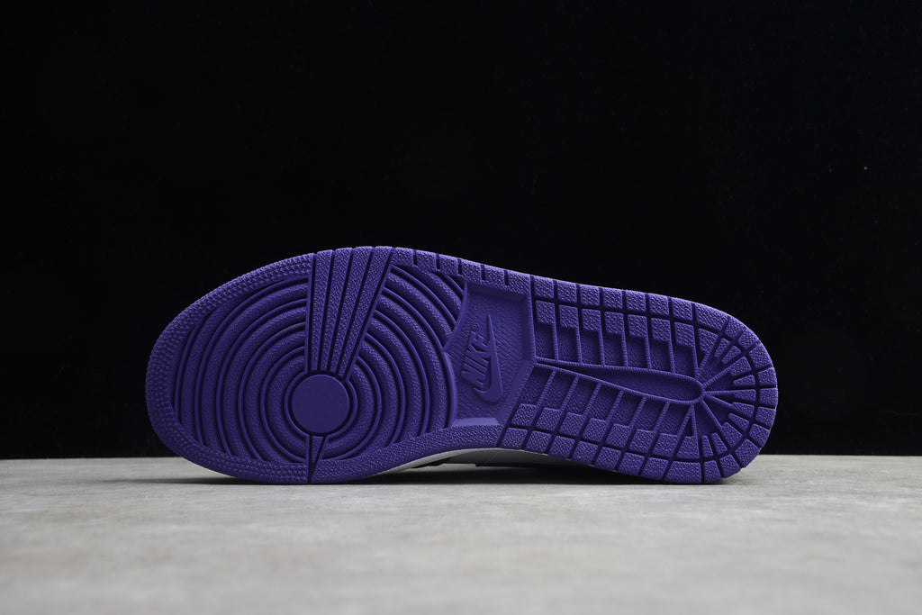 Air Jordan 1 Mid – Verde / Lila