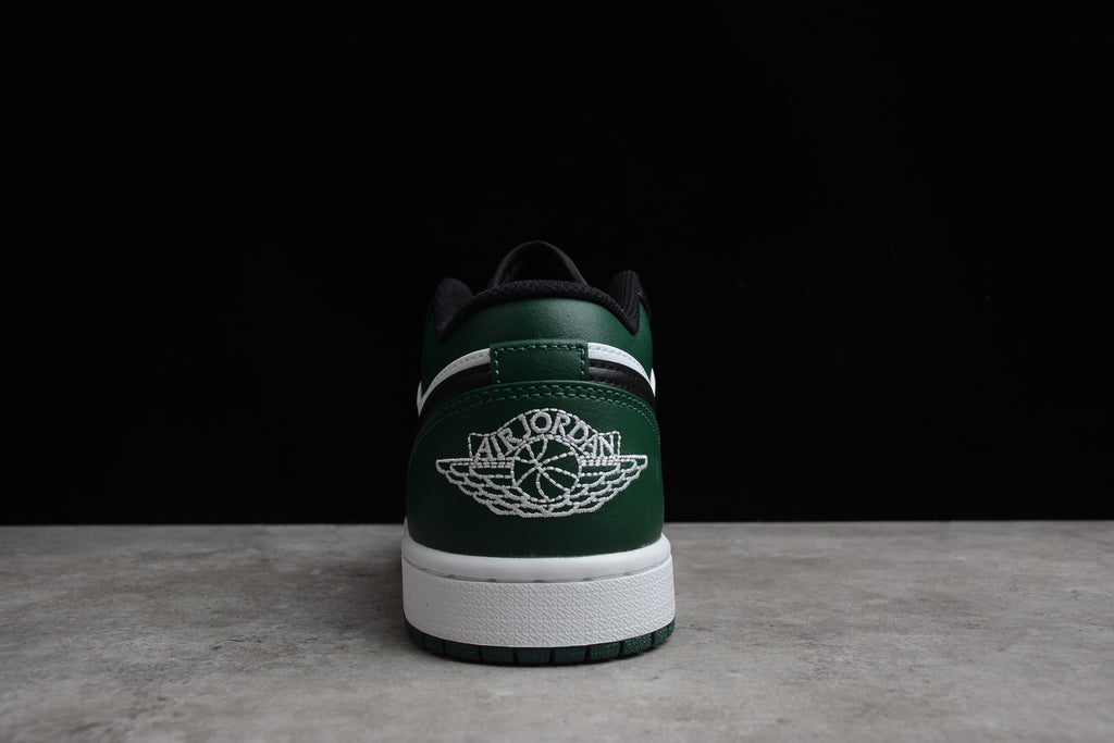 Jordan 1 Low – Verde / Negro / Blanco