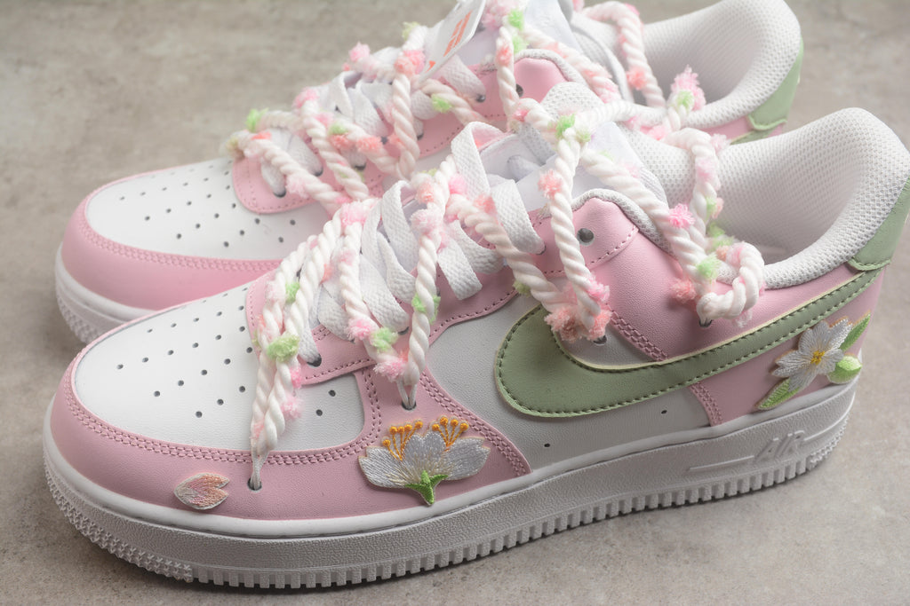 Air Force 1 Low – Rosa / Blanco / Verde
