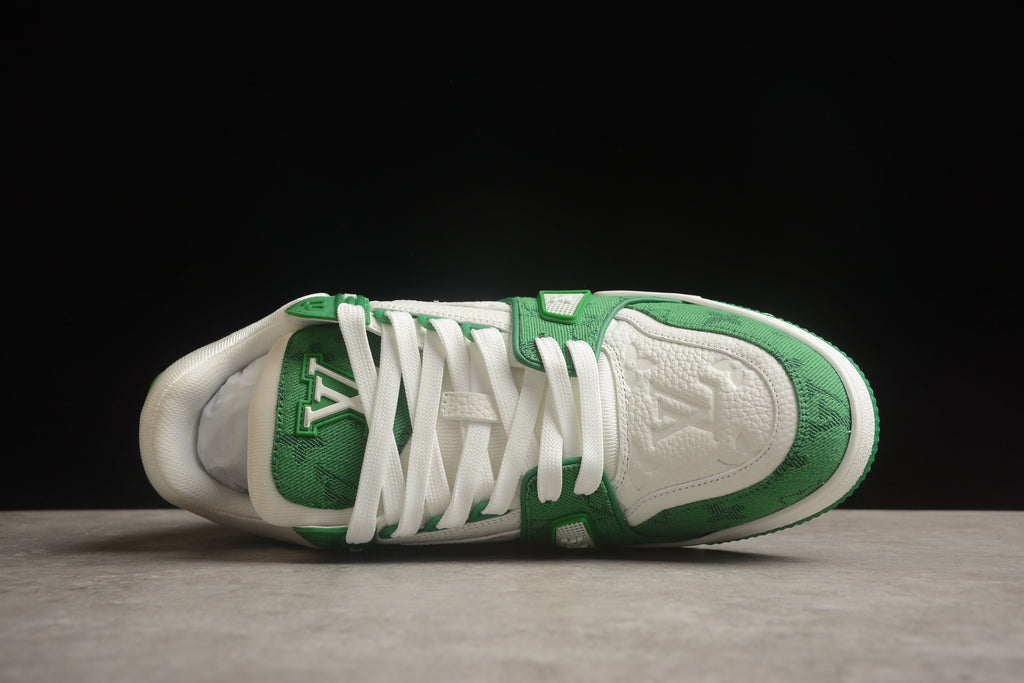 Louis Vuitton Trainer Low – Verde / Blanco