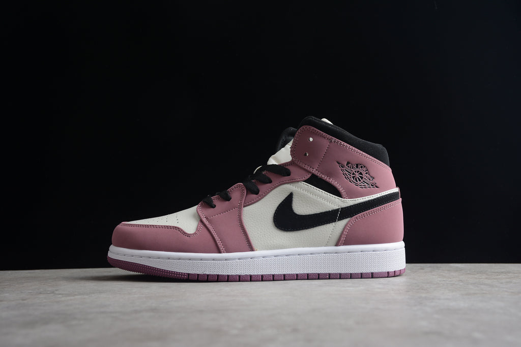 Air Jordan 1 Mid – Lila / Beige