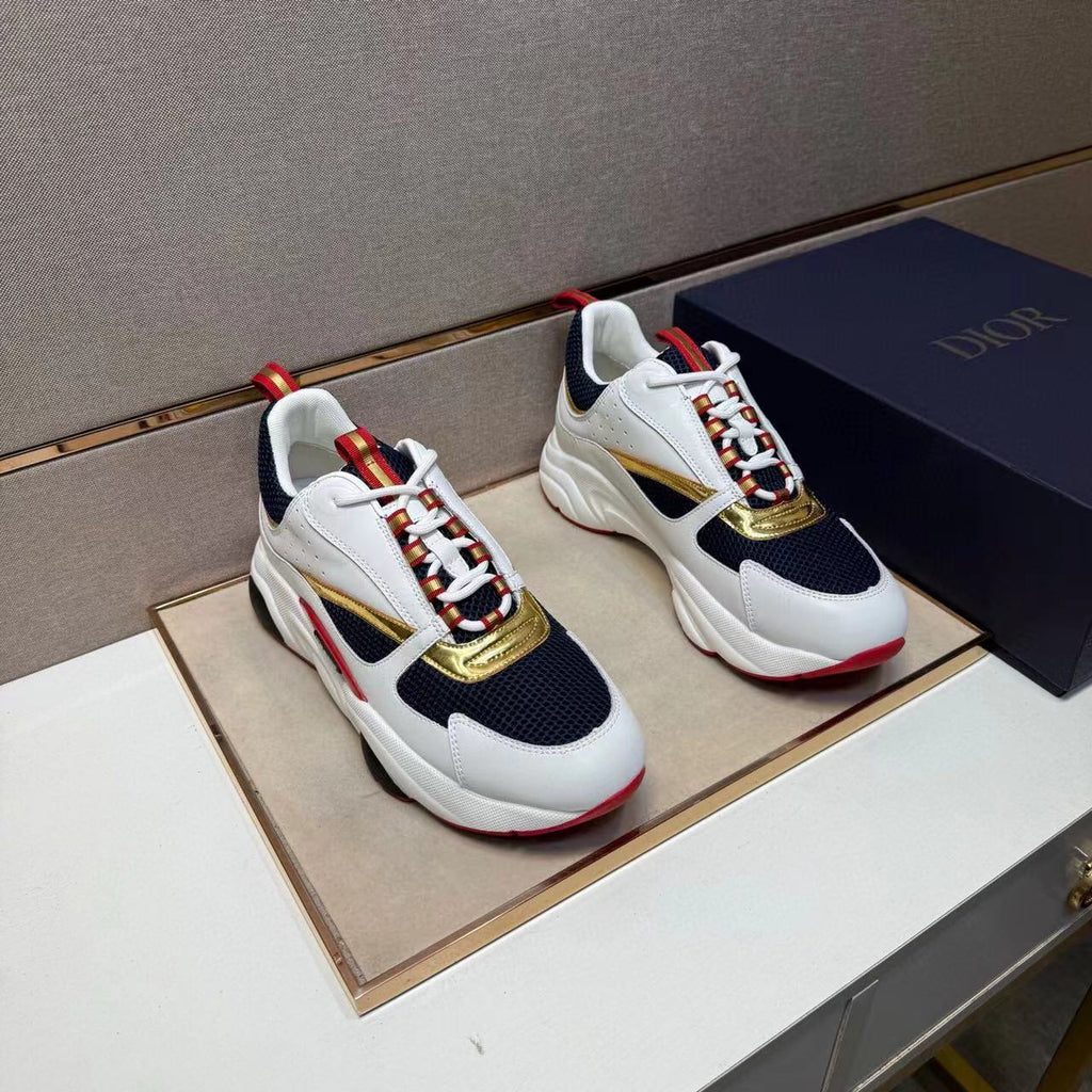 Dior B22 – Blanco / Rojo / Dorado