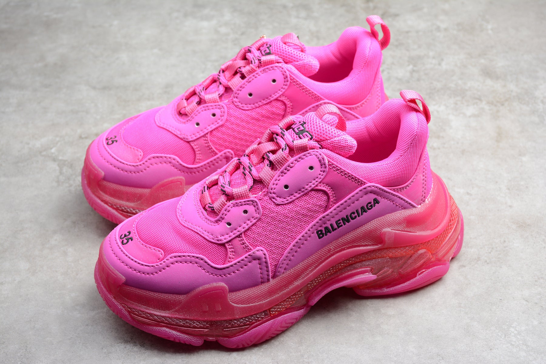 Balenciaga Triple S – Rosa Fluorescente