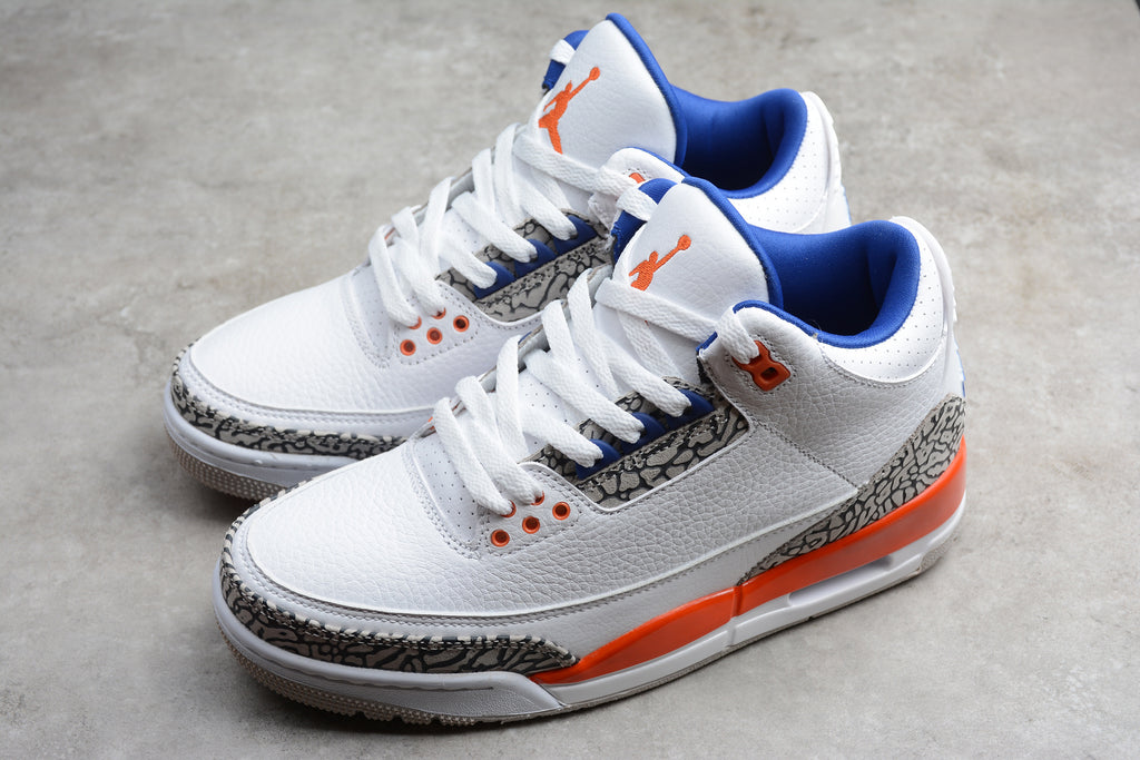 Air Jordan 3 – Blanco / Naranja