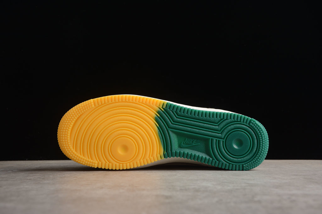 Nike Air Force 1 Low – Blanco / Amarillo / Verde