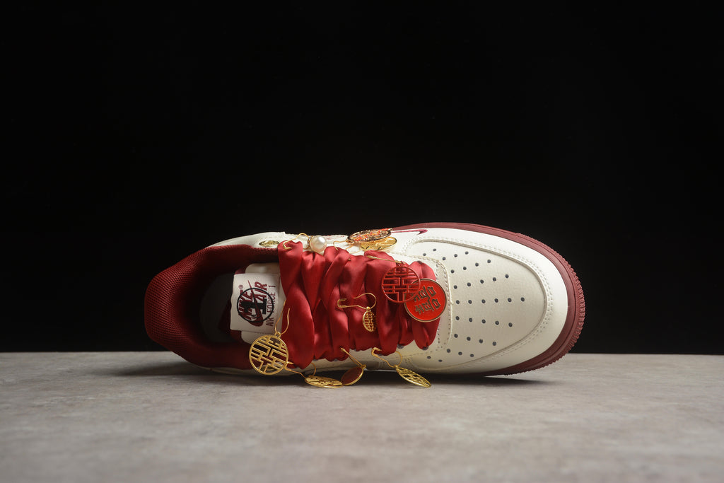 Air Force 1 Low – Blanco / Rojo