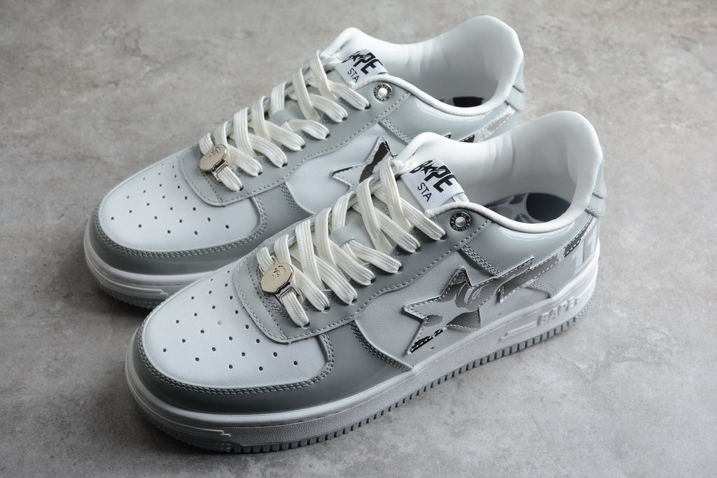 BAPE STA – Gris / Blanco