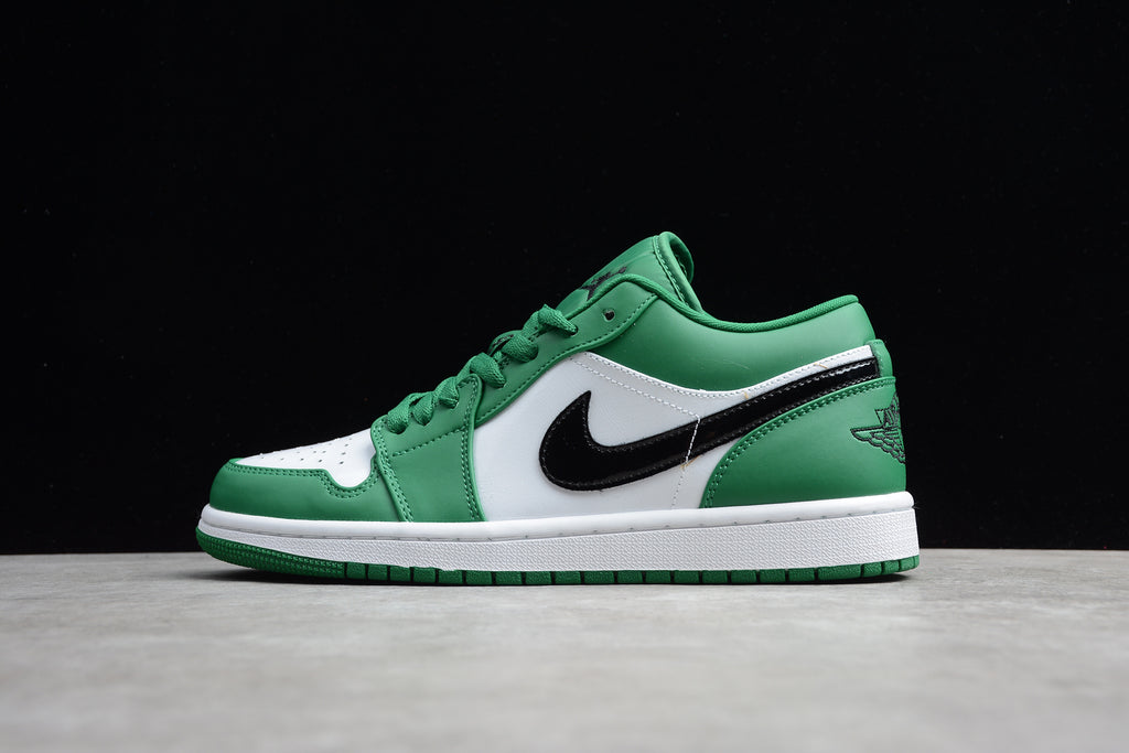 Jordan 1 Low – Verde / Blanco / Negro