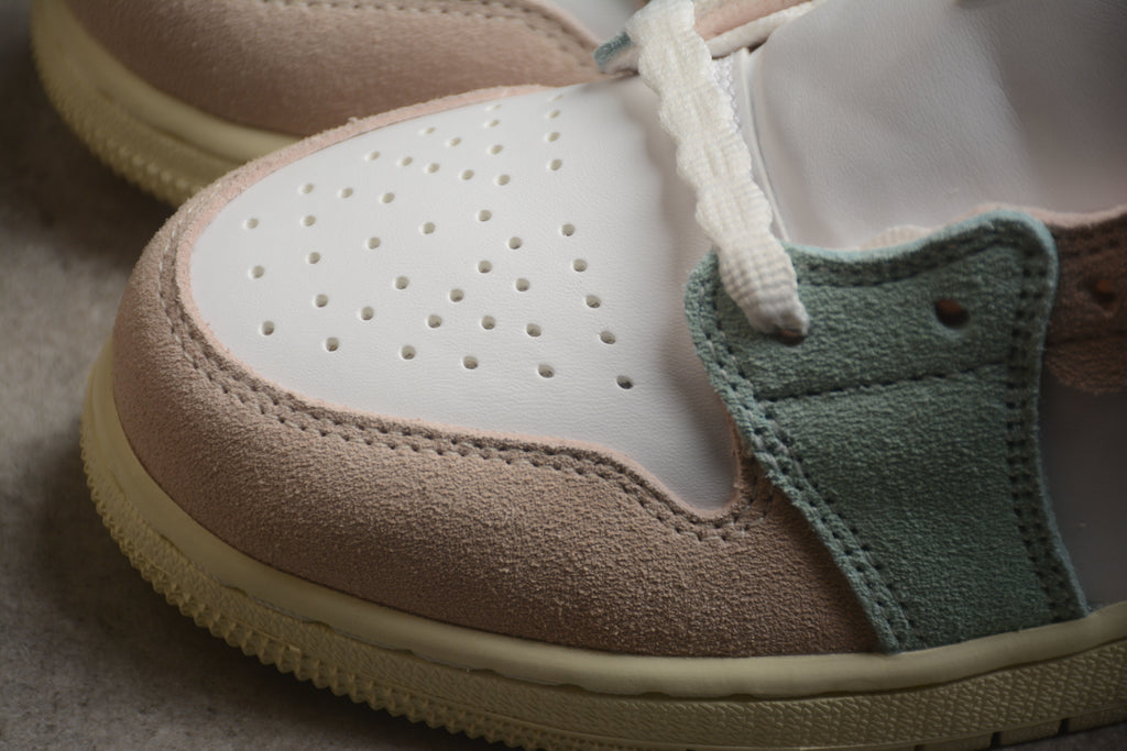 Air Jordan 1 Mid – Rosa / Turquesa / Blanco