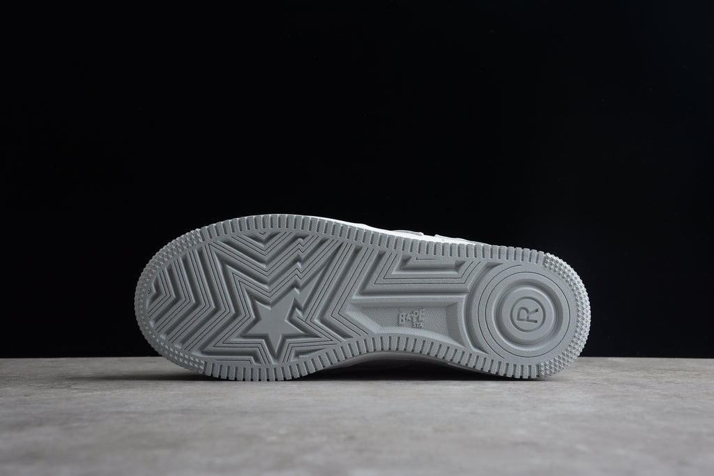 BAPE STA – Gris / Blanco