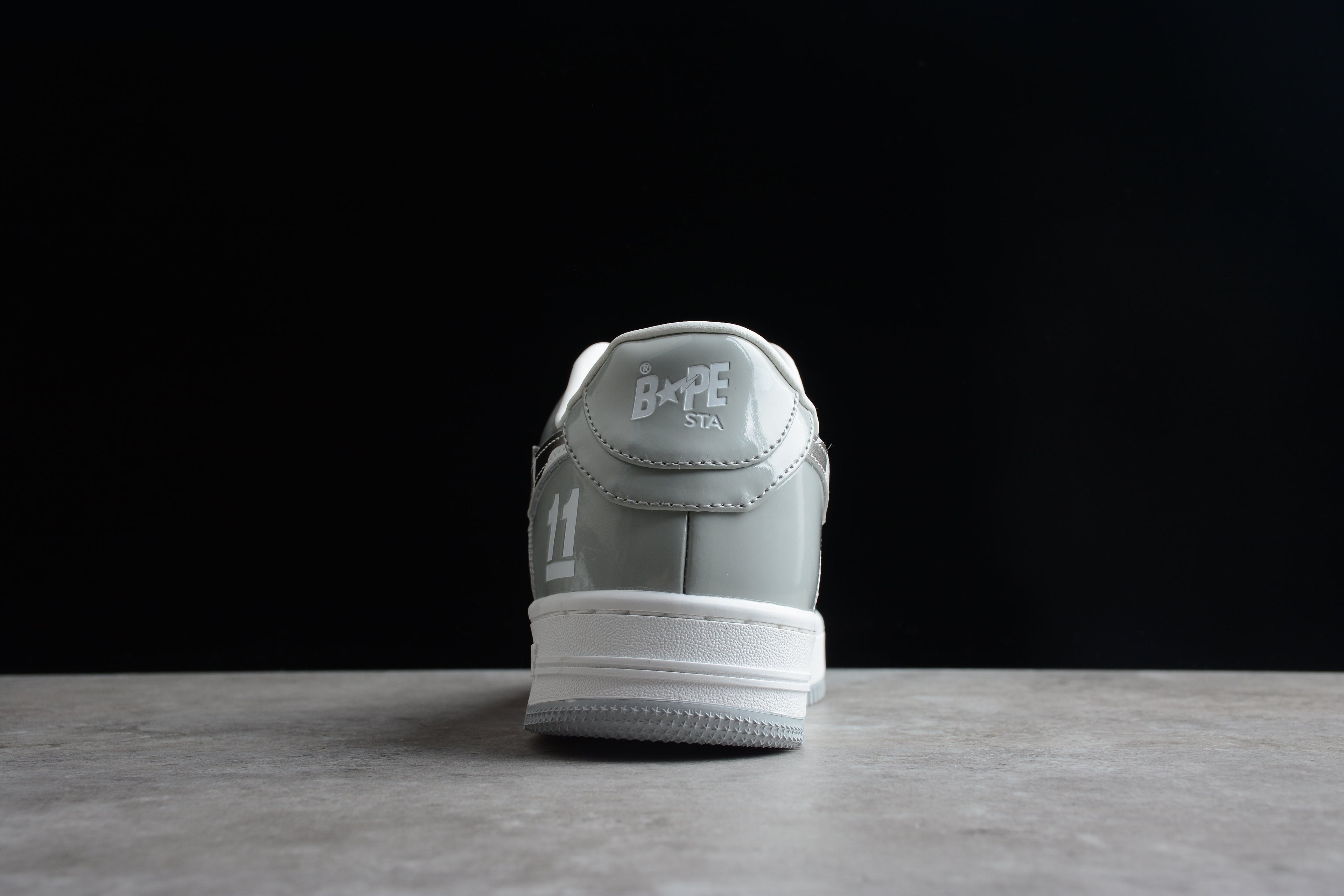 BAPE STA – Gris / Blanco