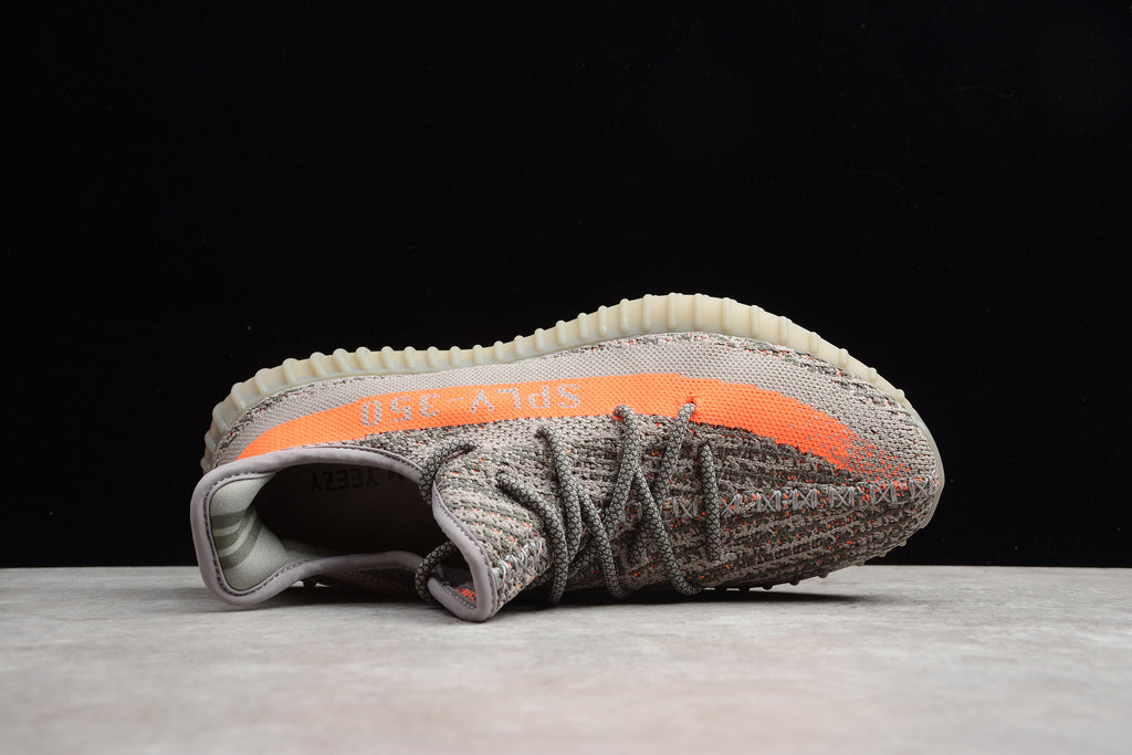 Adidas Yeezy 350 – Gris / Negro / Naranja