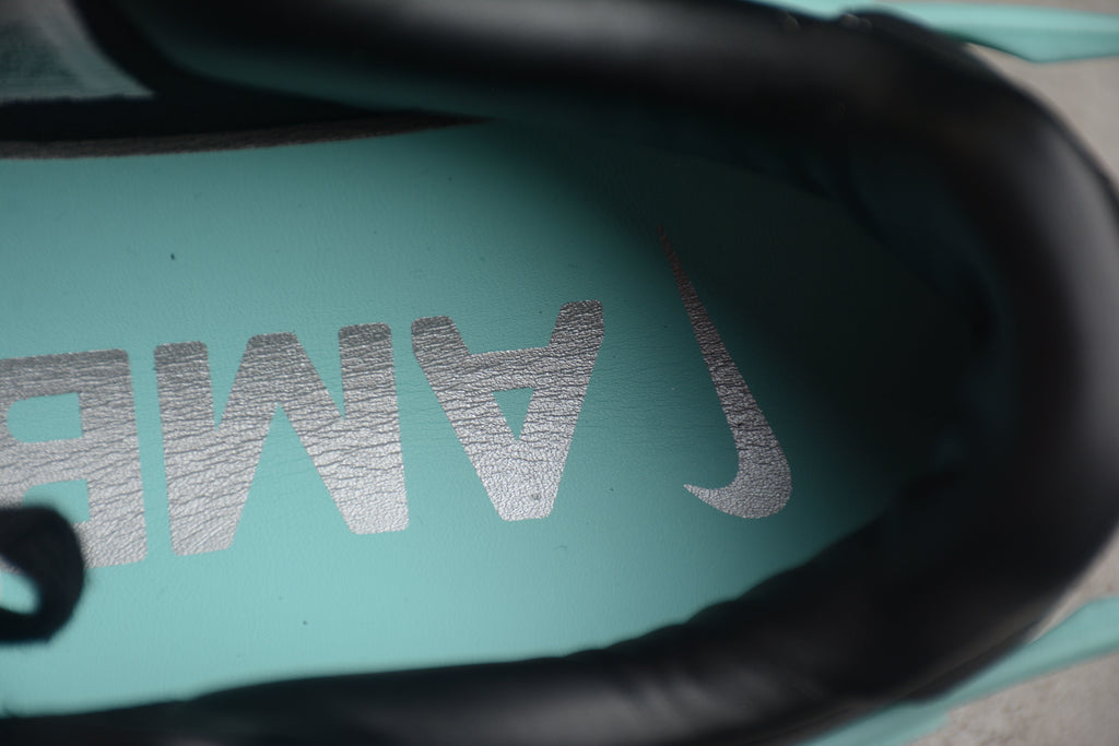 Air Force 1 Low – Full Negro / Turquesa
