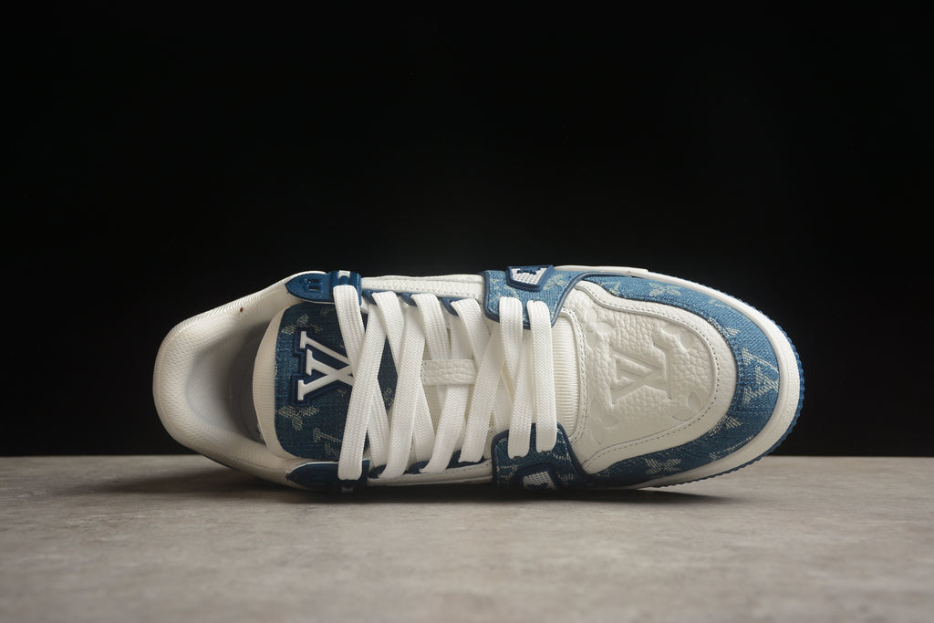 Louis Vuitton Trainer Low – Azul / Blanco