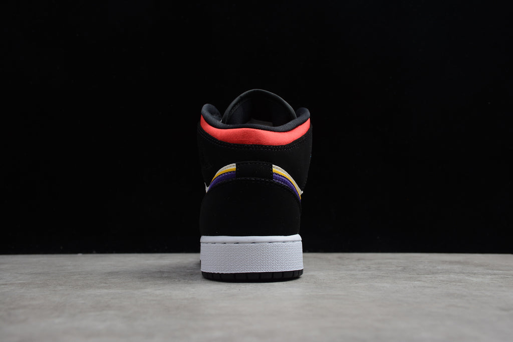 Air Jordan 1 Mid – Negro / Azul / Rojo