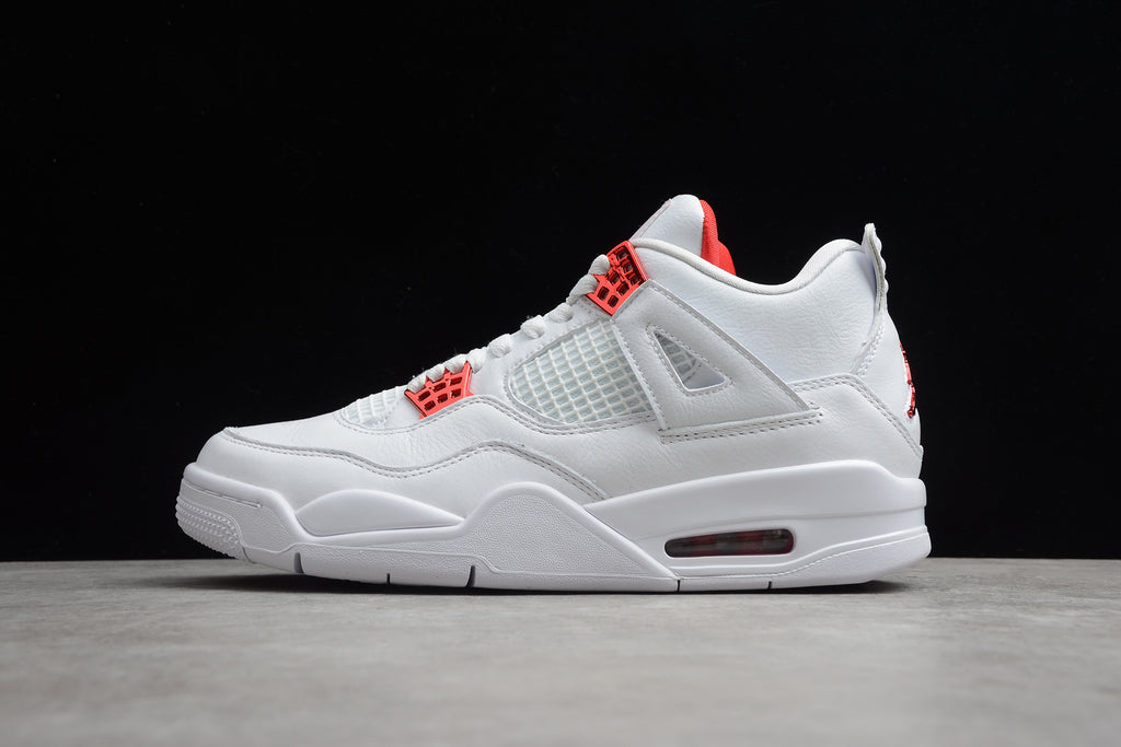 Air Jordan 4 – Blanco / Rojo
