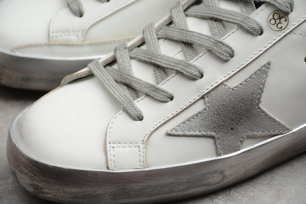 Golden Goose Super Star – Blanco / Plata