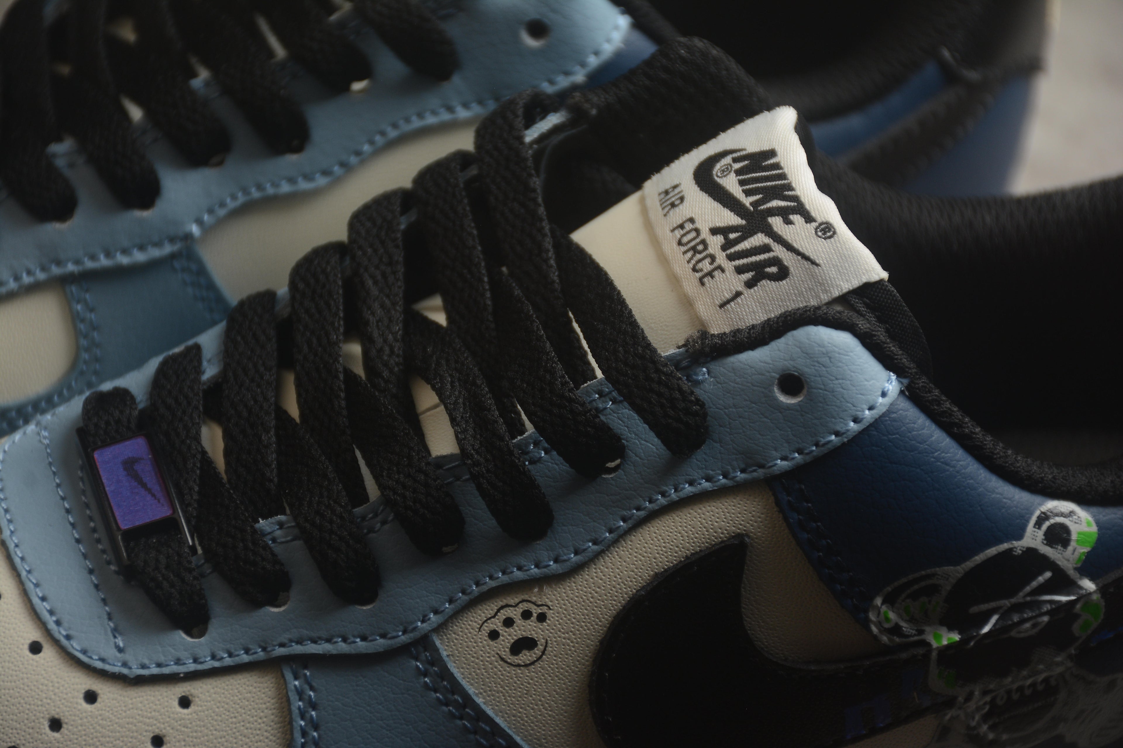 Air Force 1 Low – Azul Claro y Oscuro