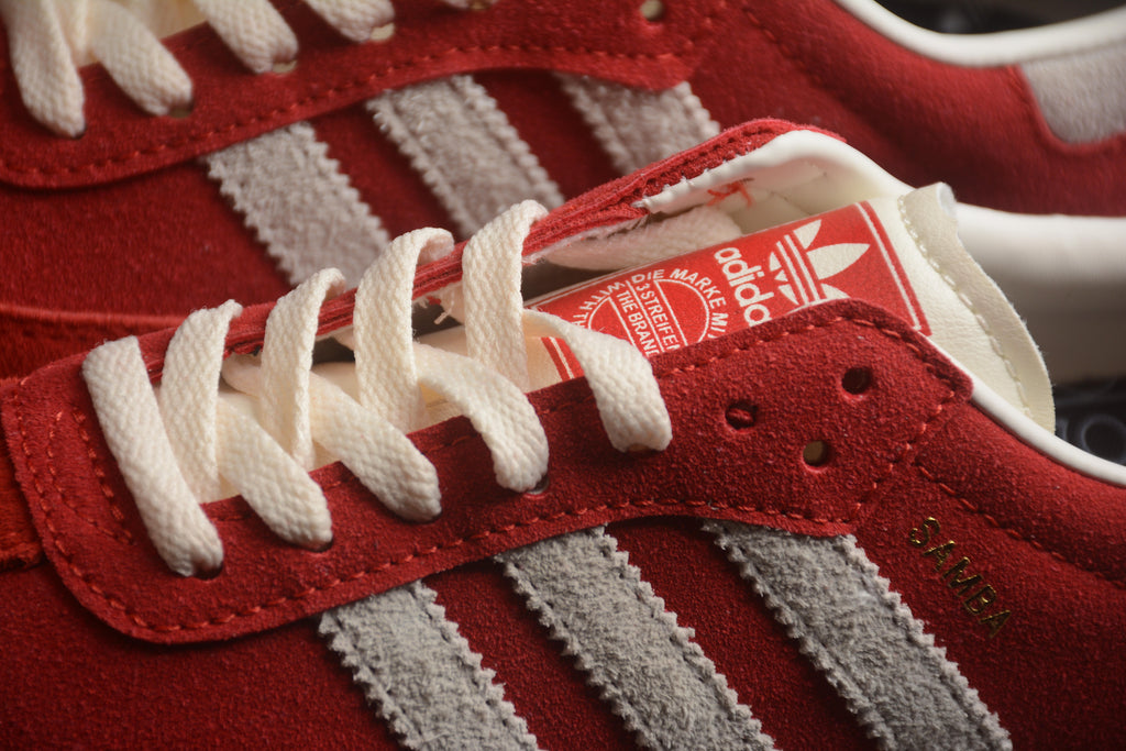 Adidas Samba – Rojo / Gris