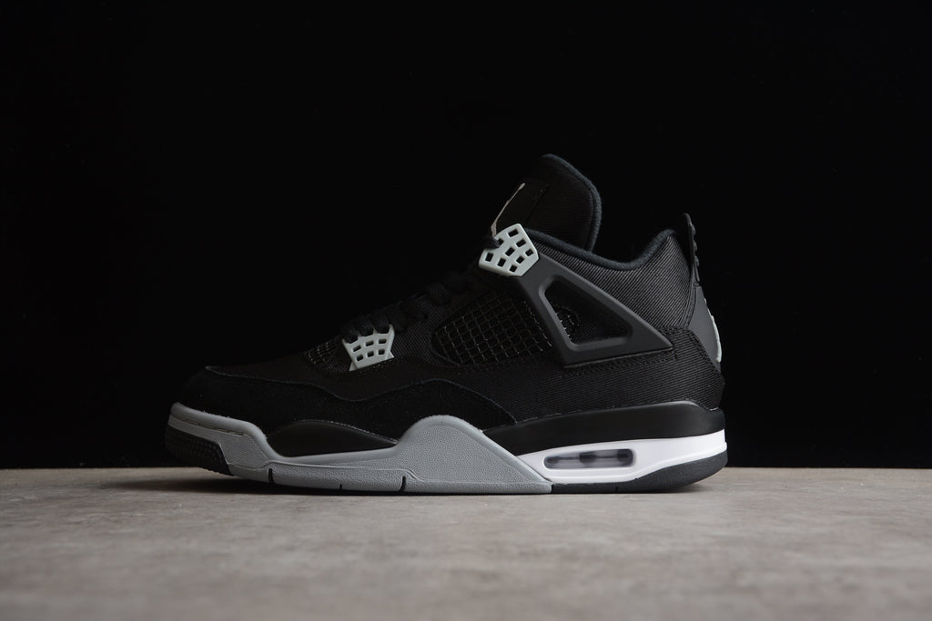 Air Jordan 4 – Negro / Gris