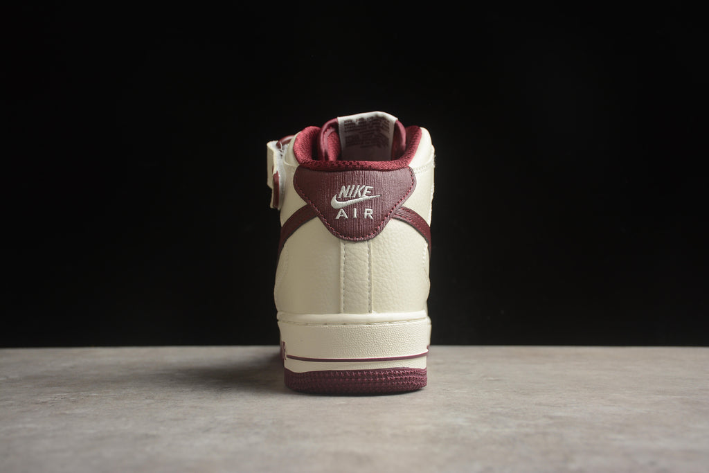 Air Force 1 High – Beige / Granate
