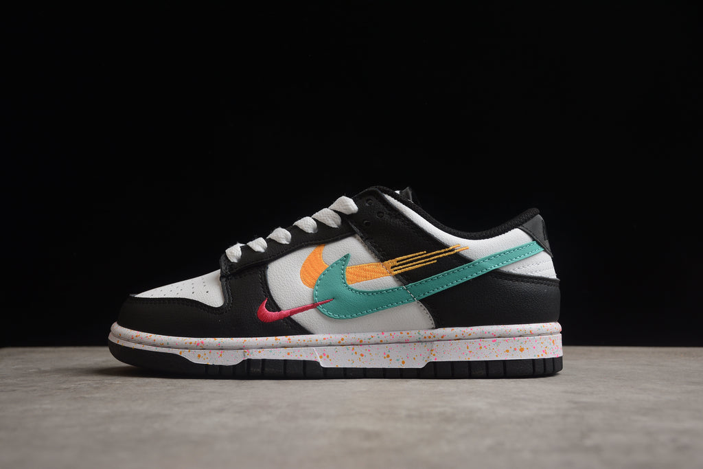 Dunk SB – Negro / Gris / Naranja / Verde