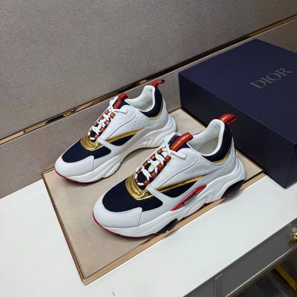 Dior B22 – Blanco / Rojo / Dorado