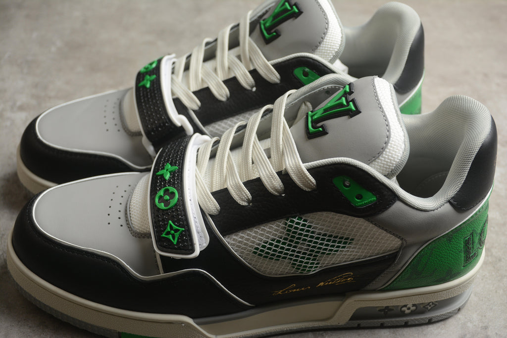 Louis Vuitton Trainer Low – Verde / Negro / Blanco