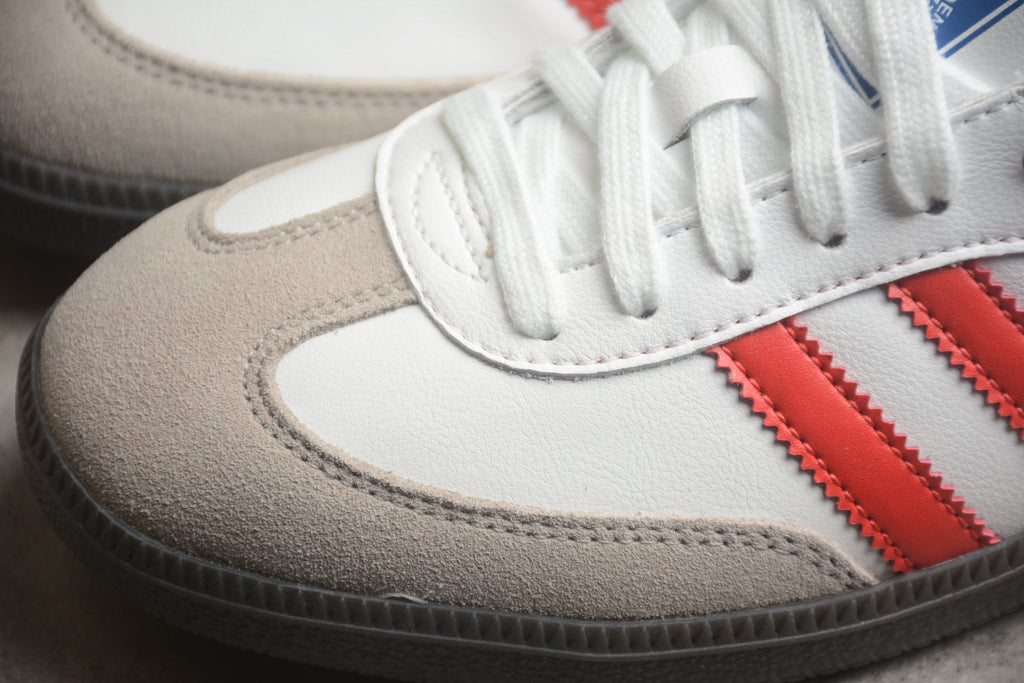 Adidas Samba – Blanco / Rojo