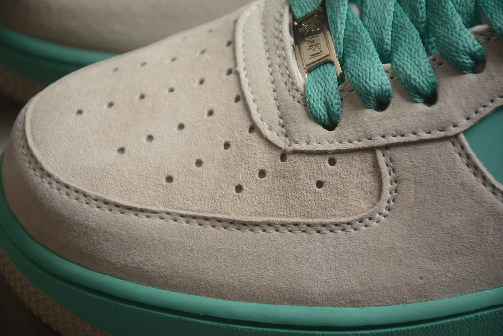 Air Force 1 Low – Gris / Turquesa