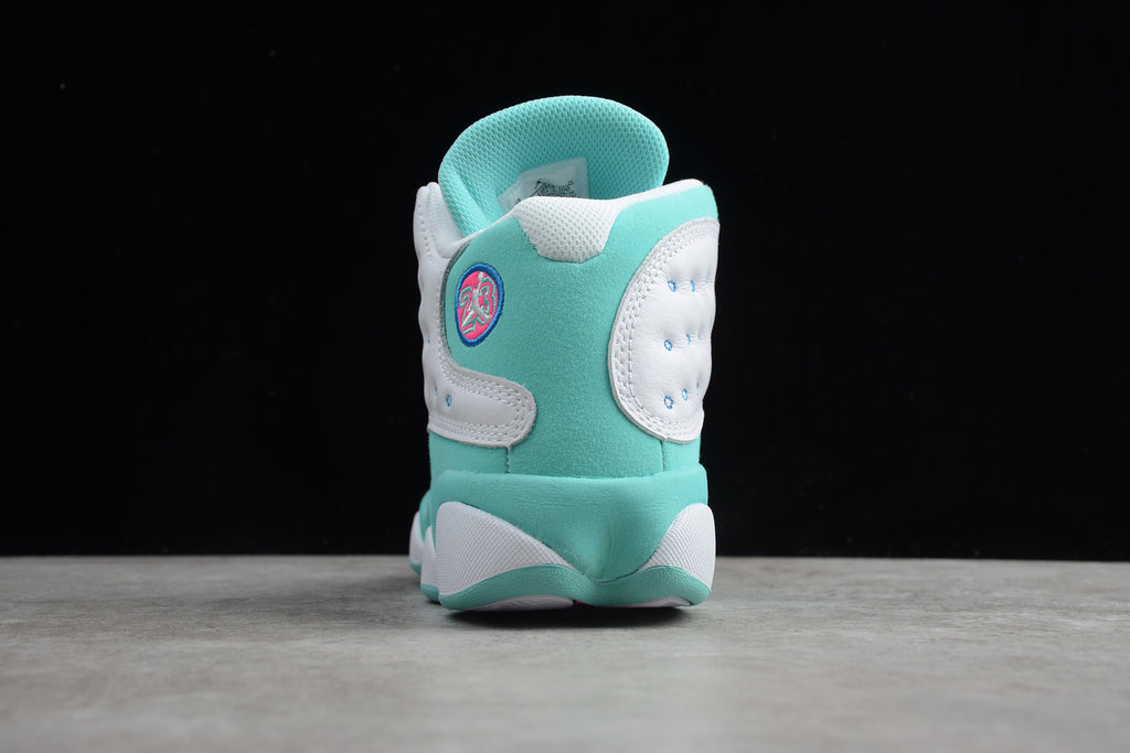 Air Jordan 13 – Blanco / Turquesa
