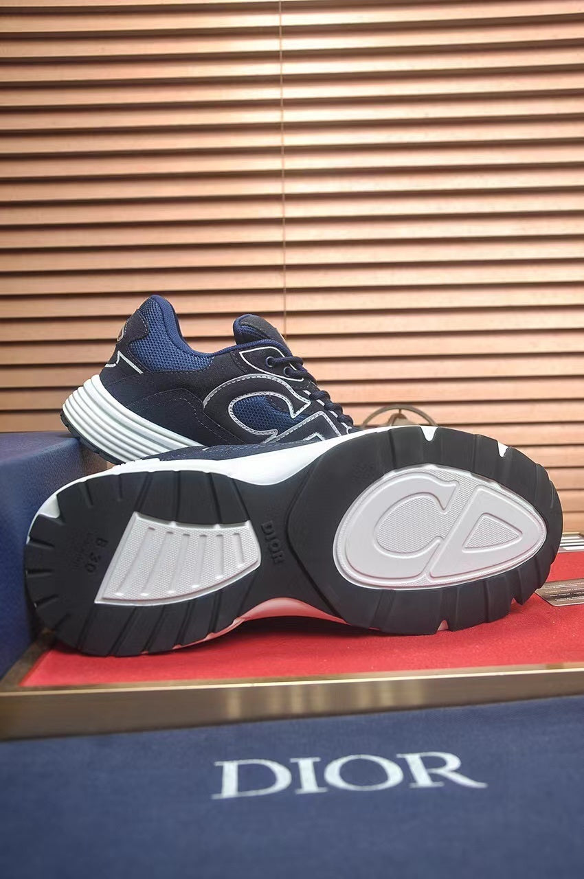 Dior B30 – Azul Oscuro / Blanco