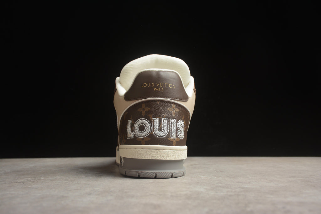 Louis Vuitton Trainer Low – Marrón / Blanco